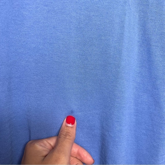 Massimo Dutti Blue Cotton Sweater Casual Blue Long Sleeve Top - Picture 8 of 8